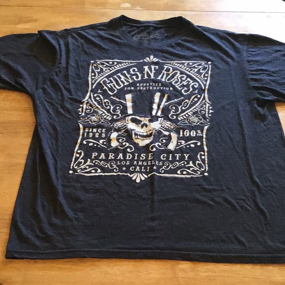 Guns N Roses large tee